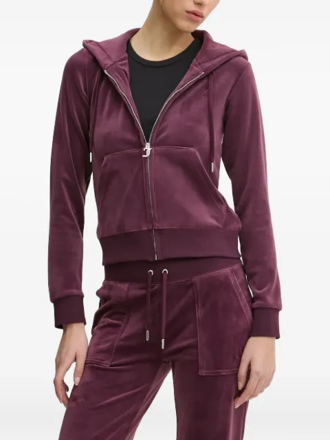 Juicy Couture velour zip-up hoodie