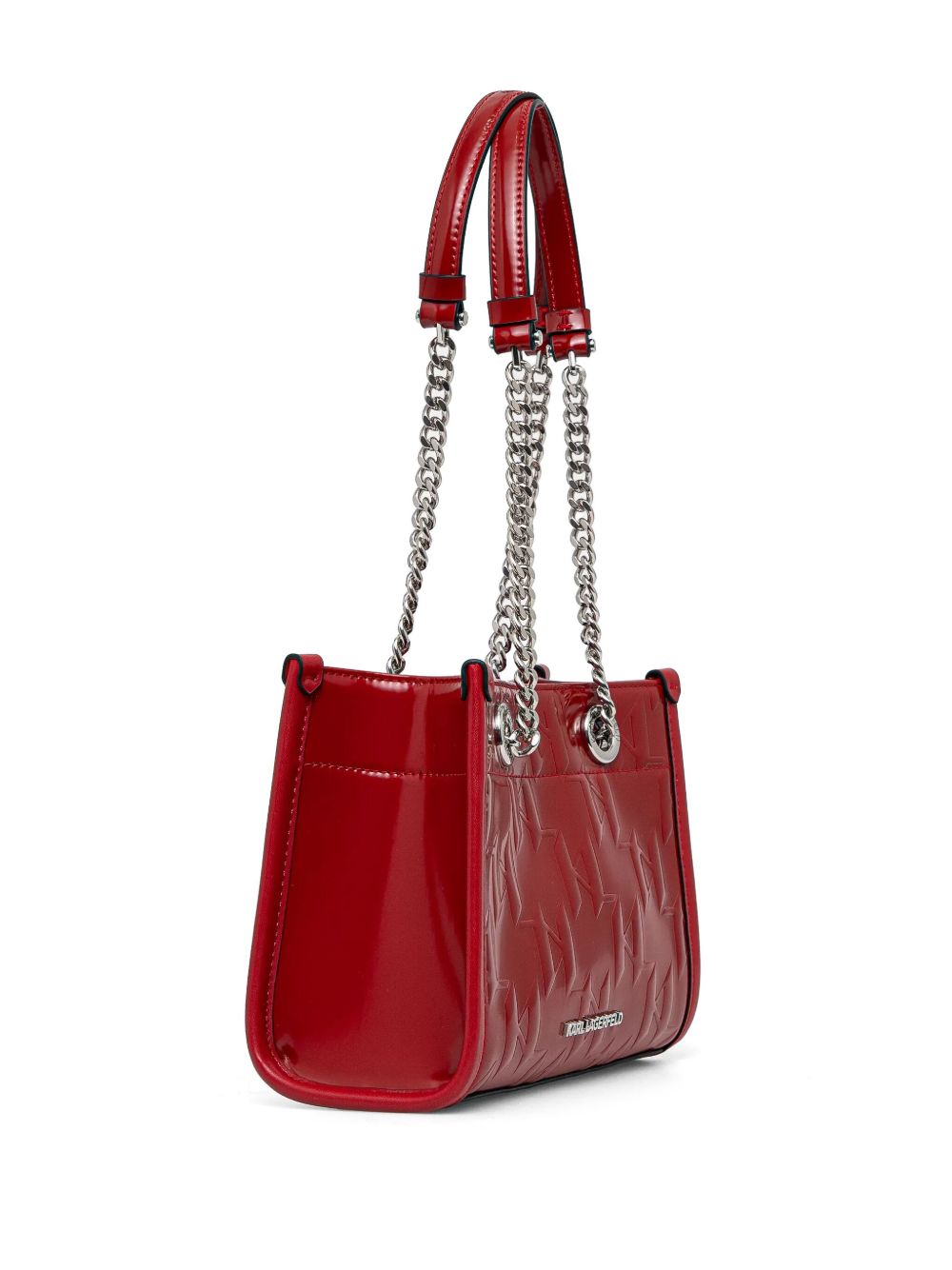 Karl Lagerfeld K/Skuare tote bag - Rood