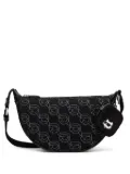 Karl Lagerfeld small half-moon Ikon bag - Black