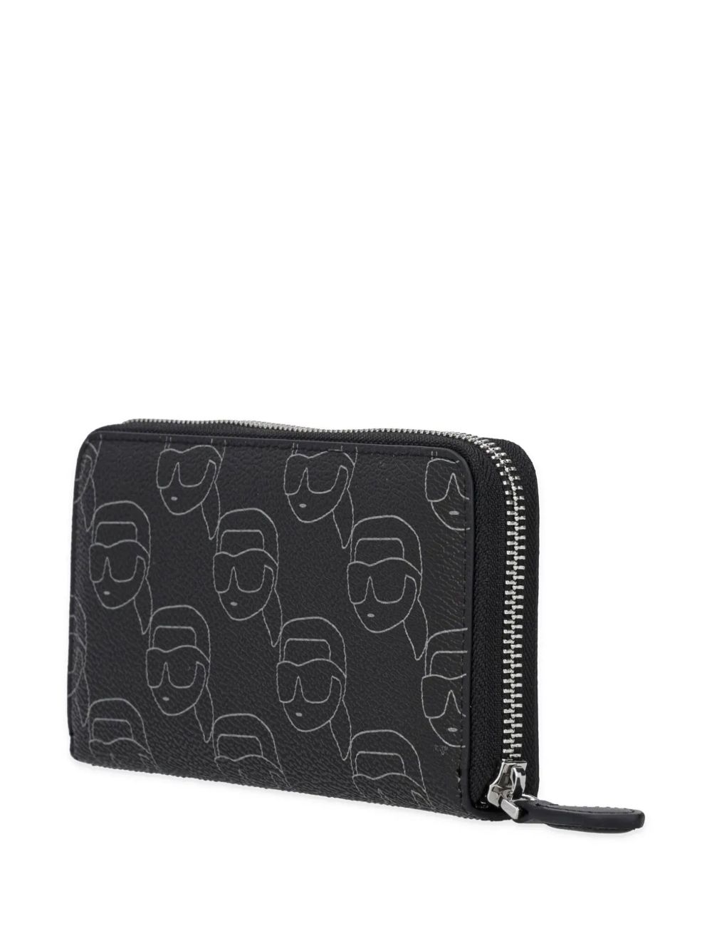 Karl Lagerfeld Ikon Mono wallet - Zwart