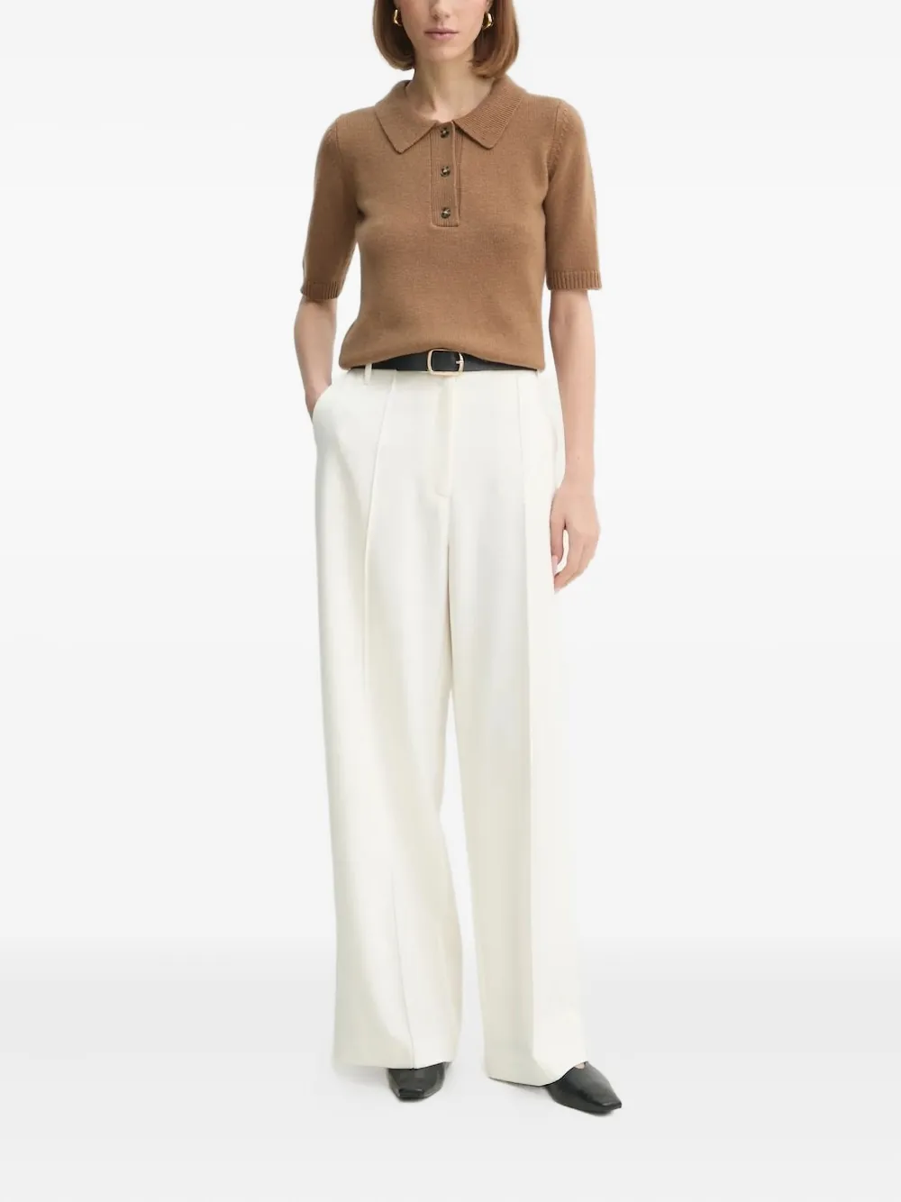 HERSKIND short-sleeve polo top | Knitted Tops | Image 2