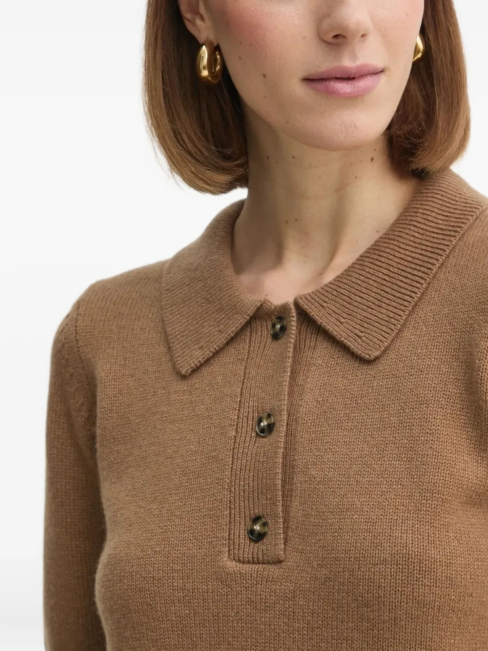 HERSKIND Polotop met korte mouwen Bruin
