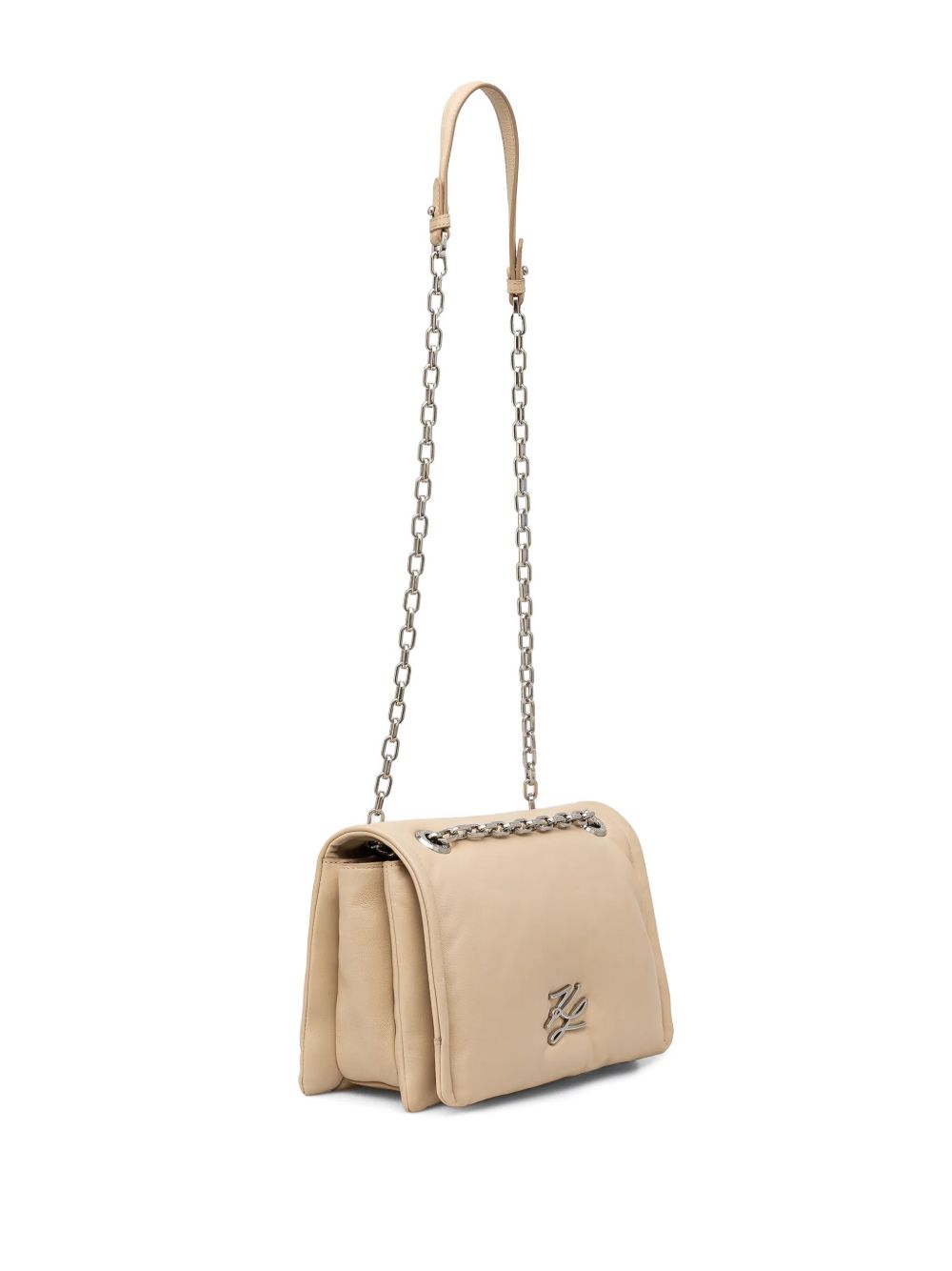 Karl Lagerfeld K/Autograph cross body bag - 80X BEIGE