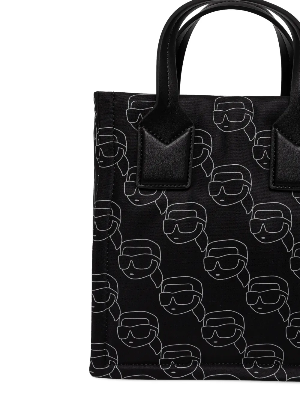 Karl Lagerfeld Kleine Ikon Square shopper Zwart