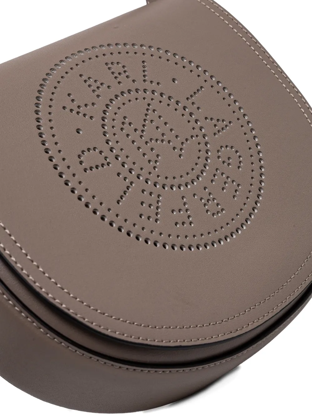 Karl Lagerfeld Halbrunde Tasche Mit Logo-schliff In Brown