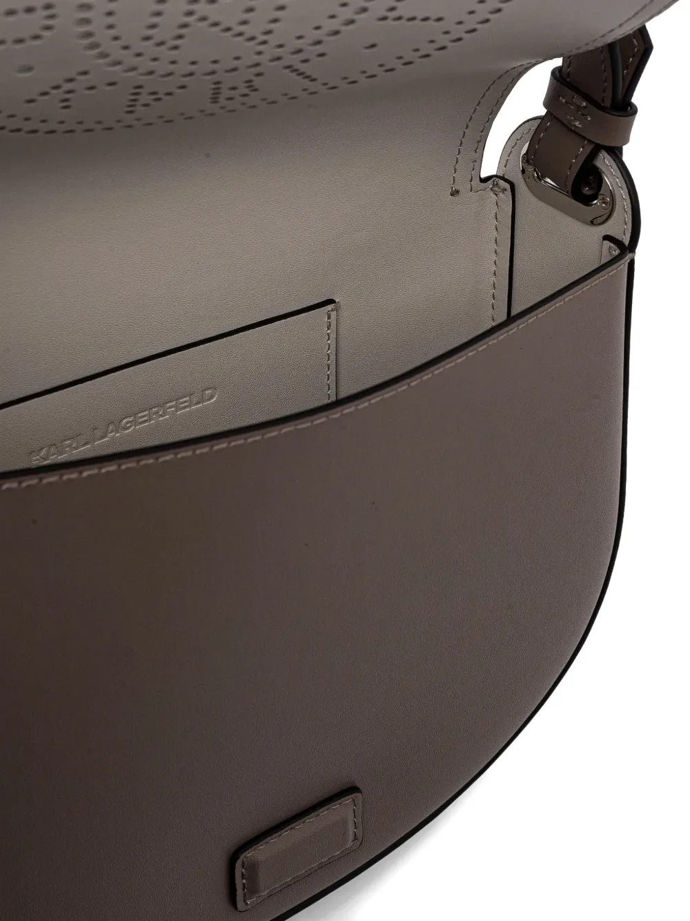 Karl Lagerfeld logo-cut half-moon bag | Image 2