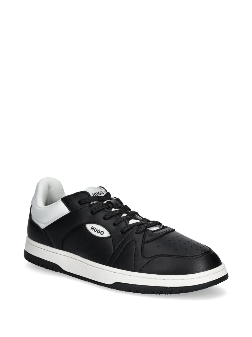 HUGO faux-leather sneakers Black