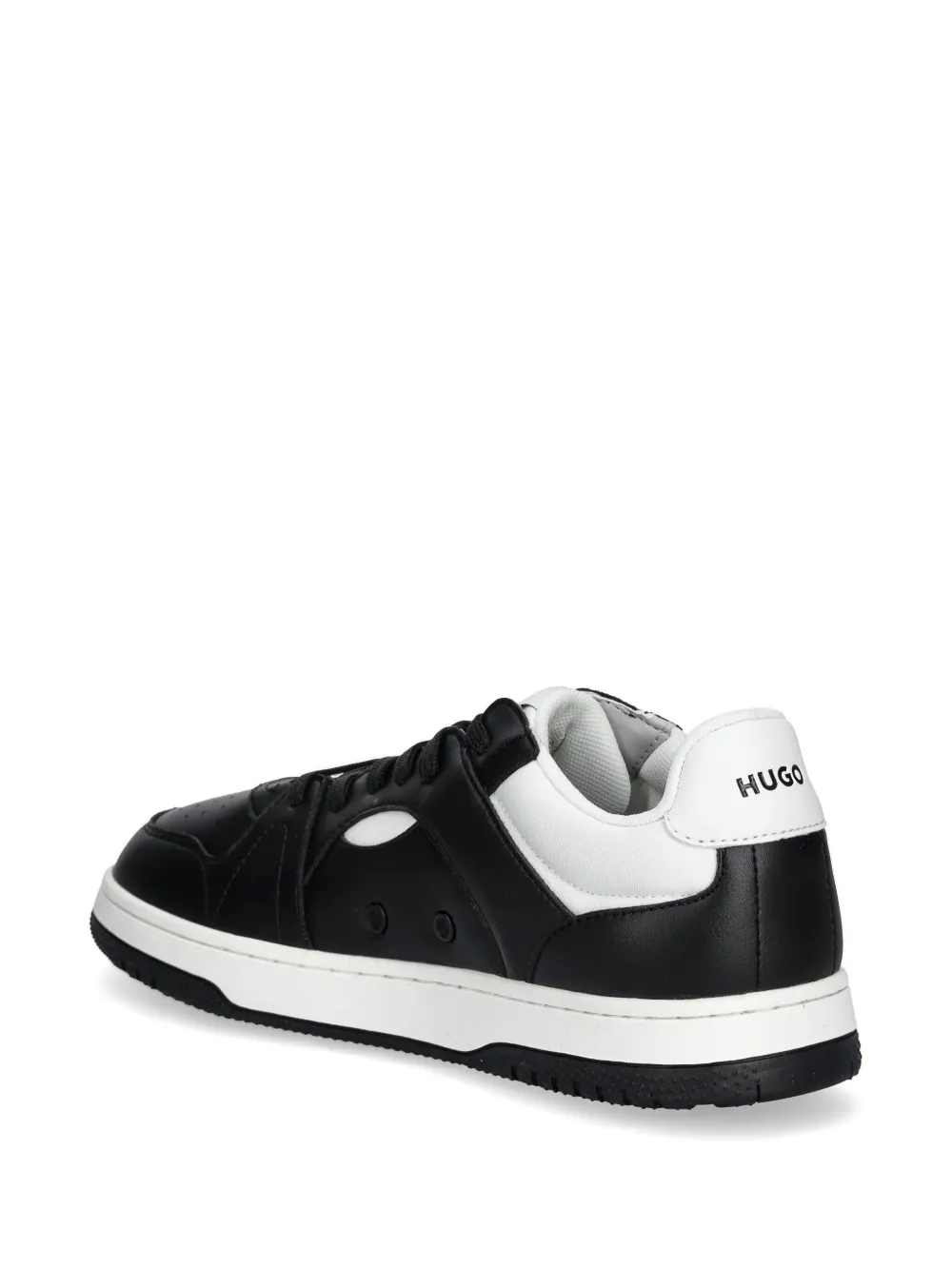 HUGO faux-leather sneakers Black