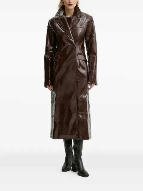 HERSKIND double-breasted collared coat