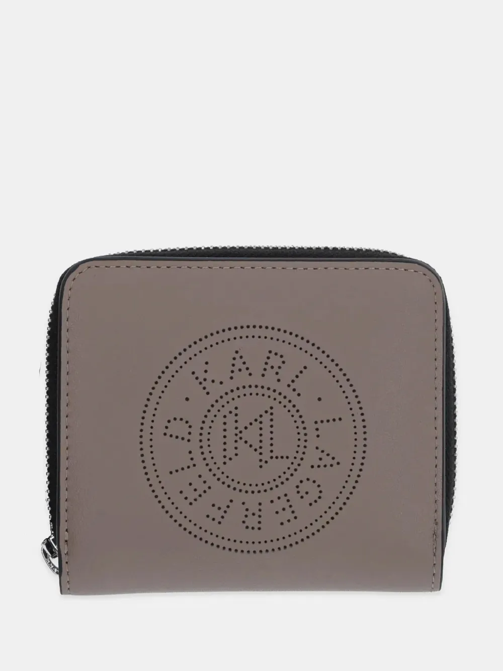 Karl Lagerfeld K/circle Wallet In Grey