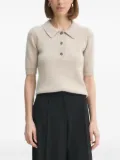 HERSKIND wool blend knitted top - Neutrals
