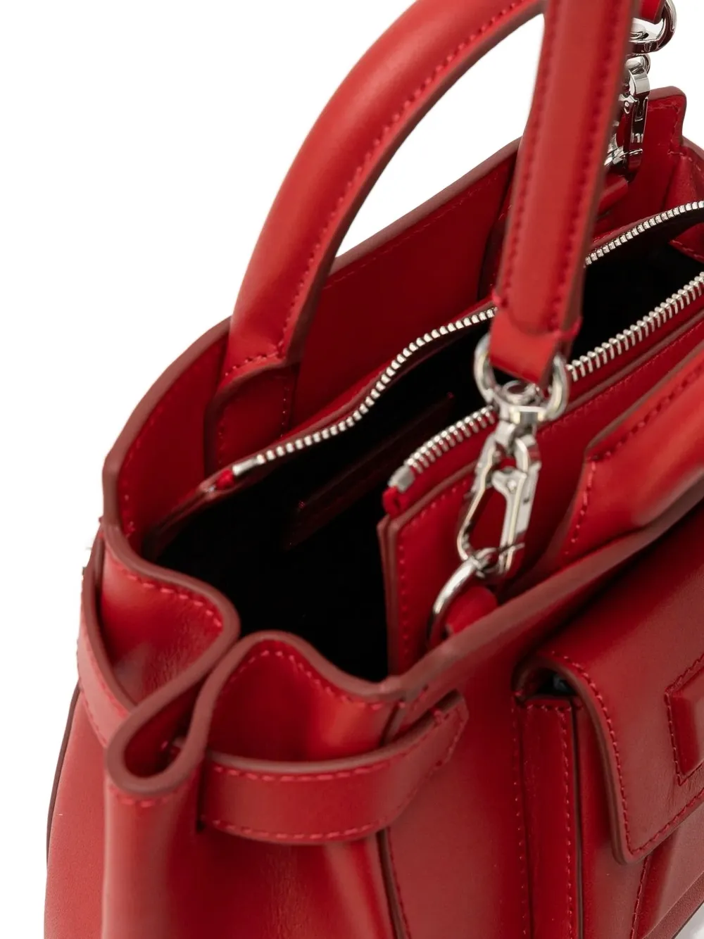 Karl Lagerfeld Handtas met logo Rood