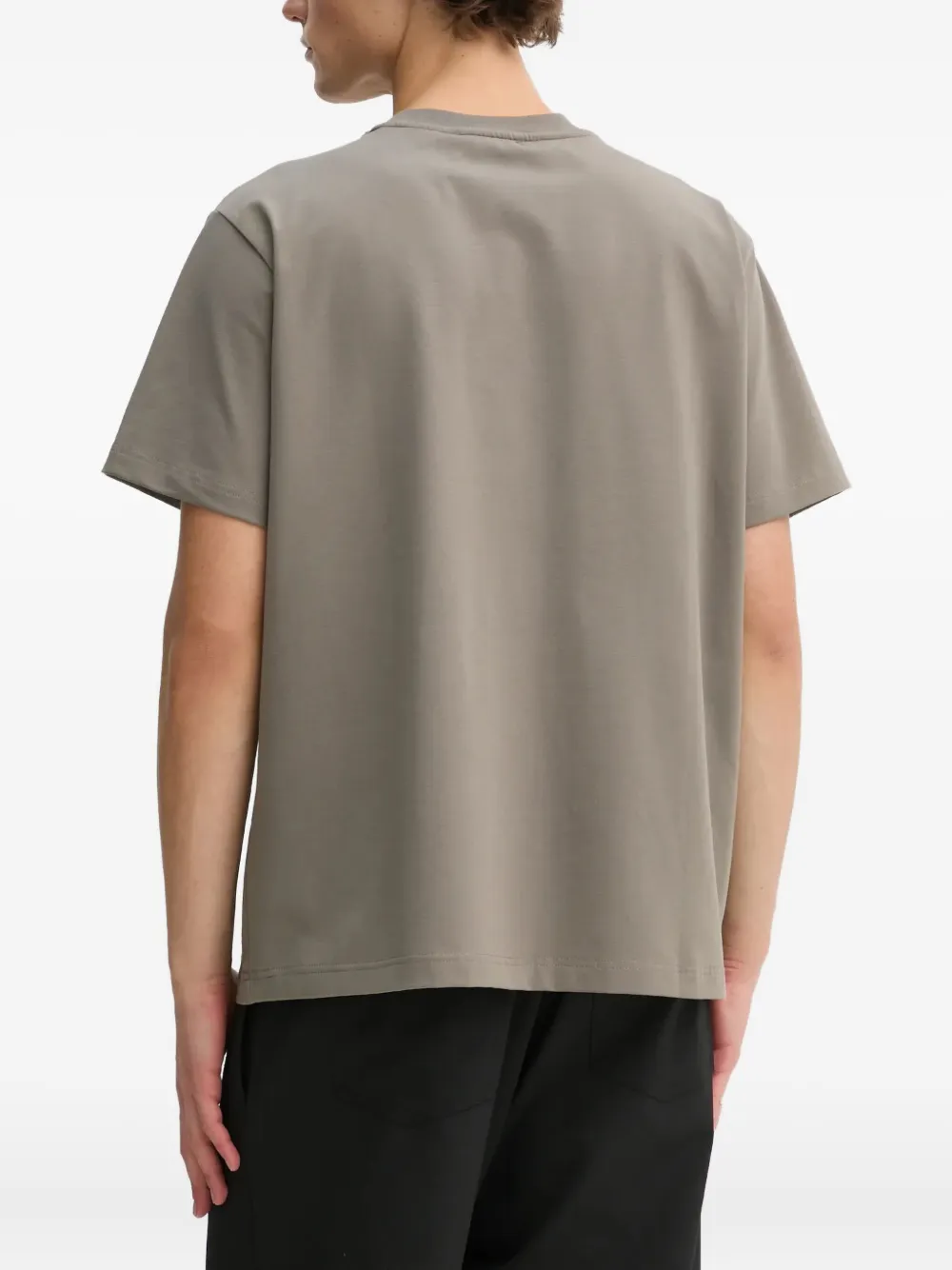 Heliot Emil Graphic-print T-shirt In Gray