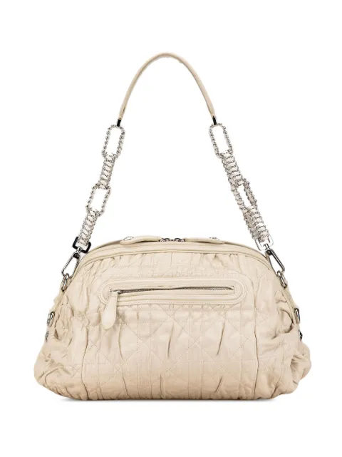 Christian Dior Pre-Owned 2011 Lambskin Cannage Delices satchel