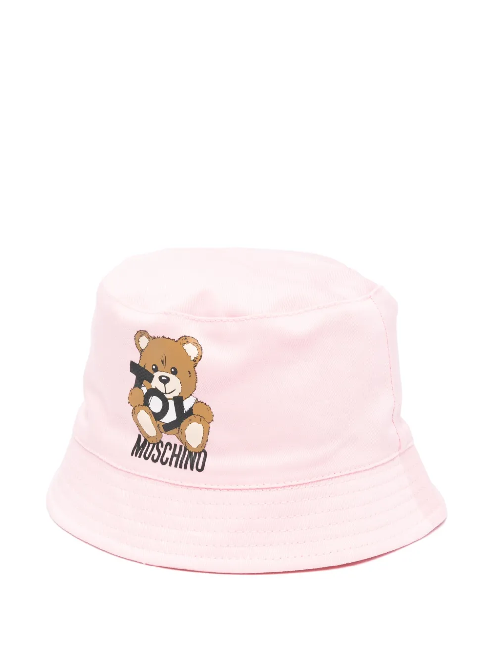 Moschino Kids bob à imprimé Teddy Bear - Rose