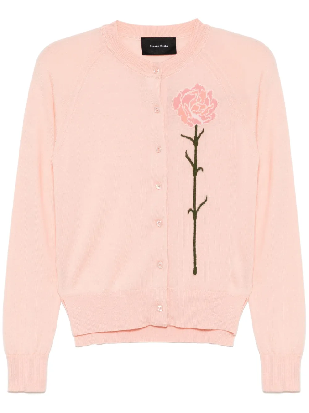 SIMONE ROCHA CARNATION CARDIGAN