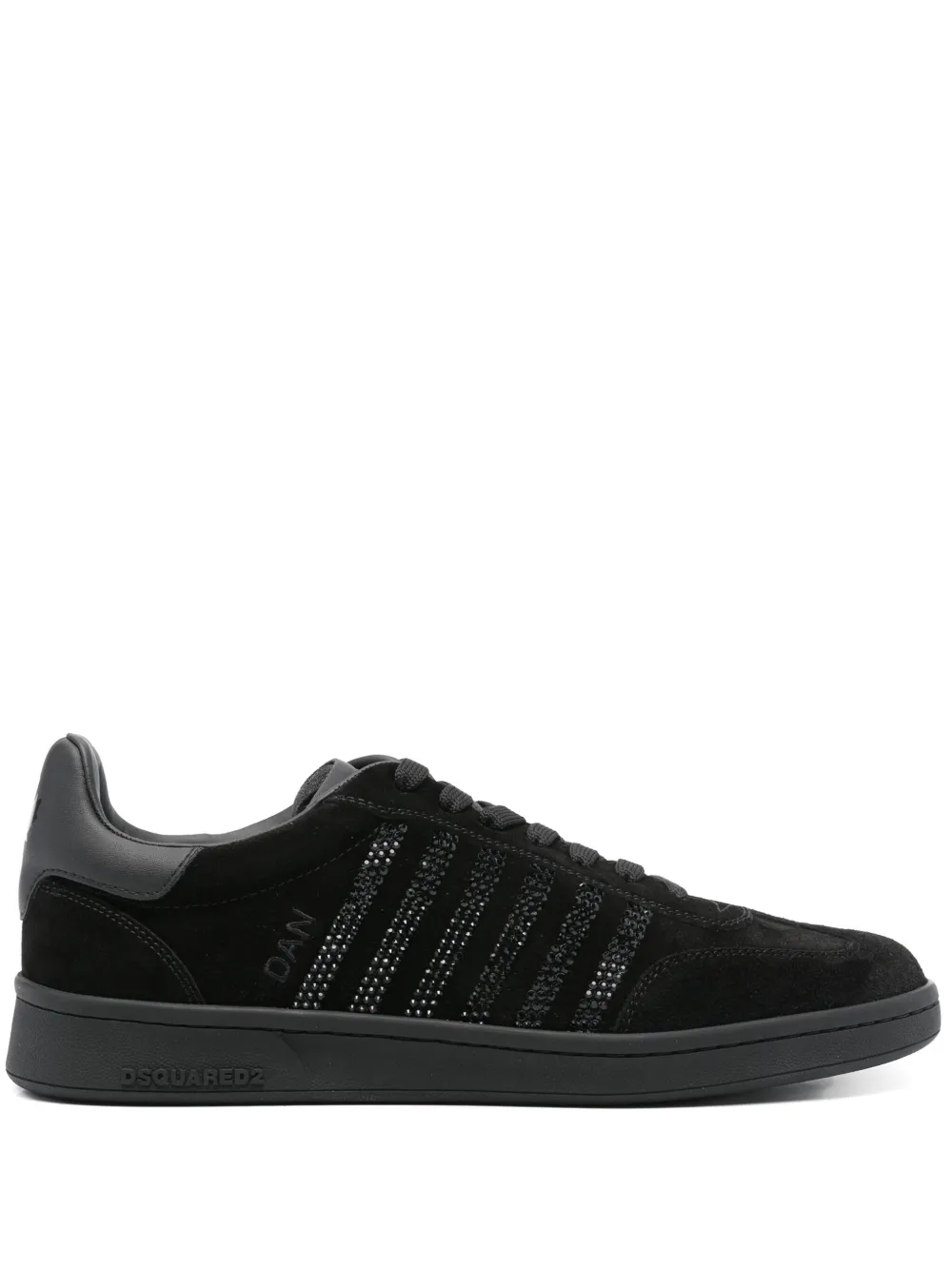 DSQUARED2 crystal-embellished sneakers Black