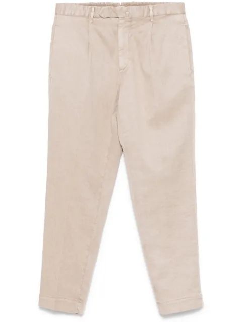 Dell'oglio pleated tapered-leg trousers