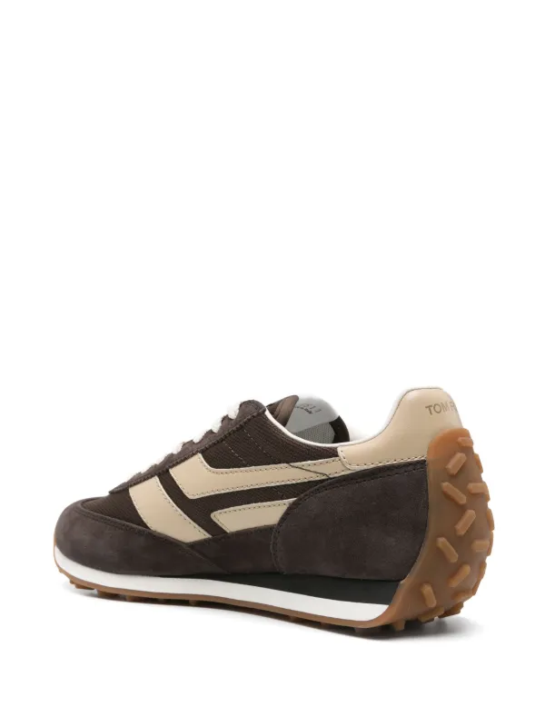 【関税込み】tom ford MICK' SNEAKERS Mick suede-trimmed sneakers in blue - Tom Ford | Mytheresa
