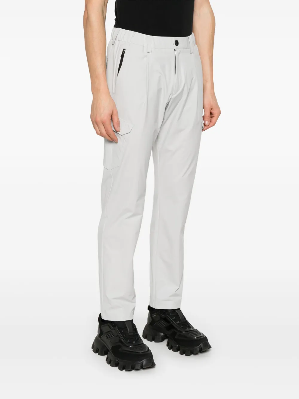 Herno Technische cargo broek Grijs