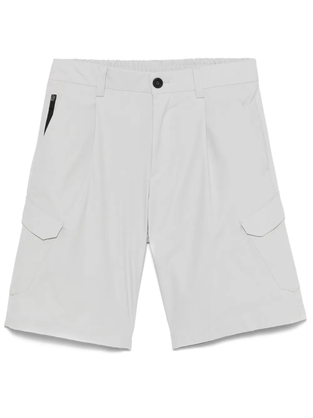Herno Technical Cargo Shorts In Grey