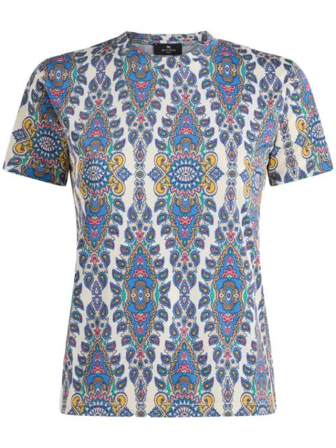 ETRO paisley-print T-shirt