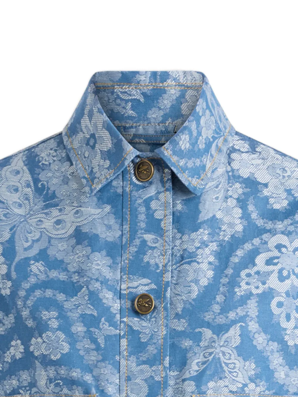 ETRO DENIM JACQUARD JACKET 