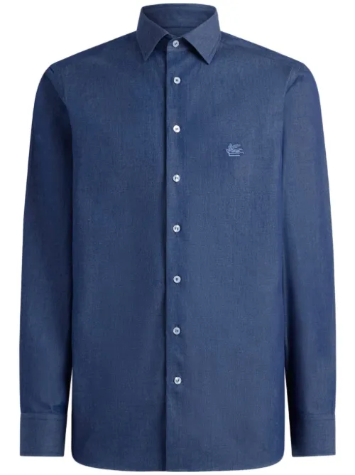 Chemise Pegaso en chambray - ETRO - Modalova