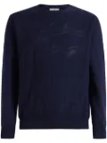 ETRO textured cotton sweater - Blue