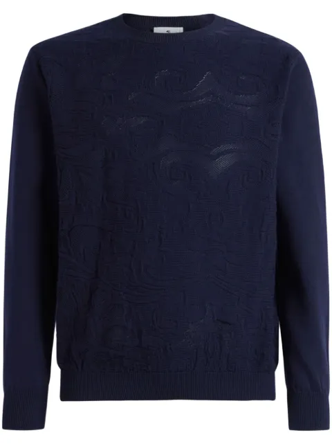 ETRO textured cotton sweater