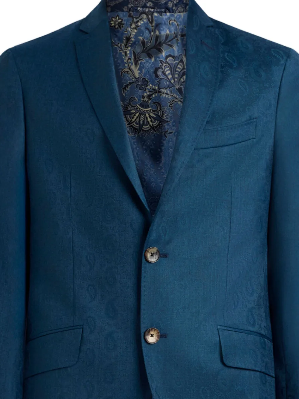 ETRO paisley-print blazer - Blauw