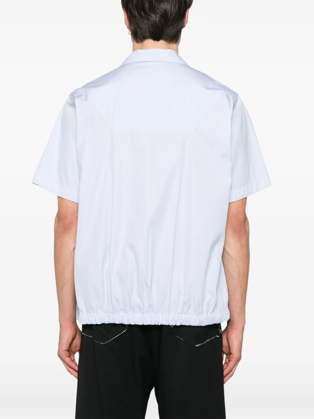 sacai Gestreept overhemd Blauw