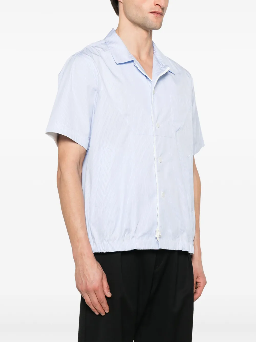 sacai Gestreept overhemd Blauw