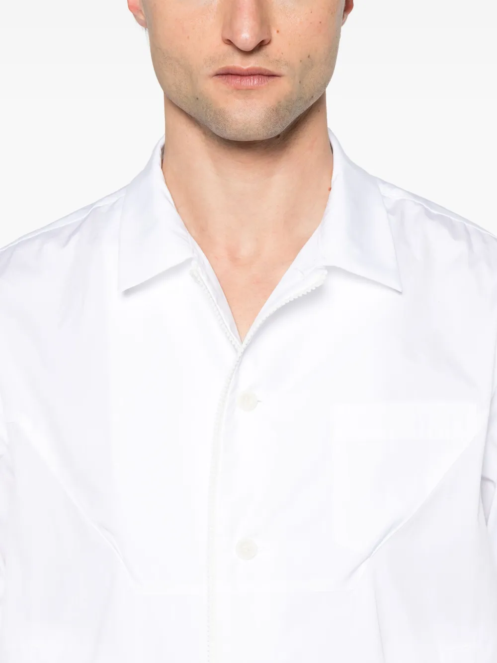 sacai Katoenen overhemd Wit