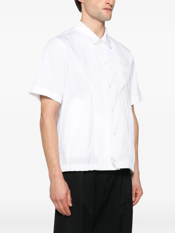 Sacai Cotton Shirt | White | FARFETCH IL