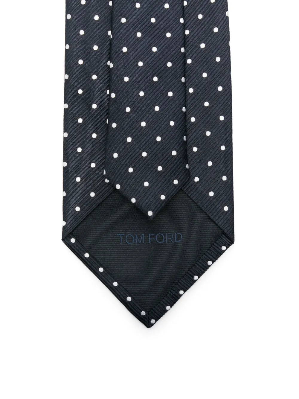 TOM FORD polka-dot tie - Blauw