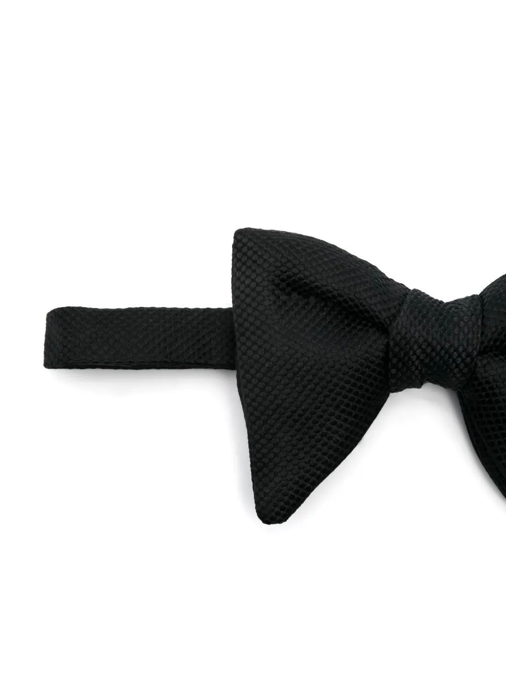 TOM FORD textured bow tie - Zwart