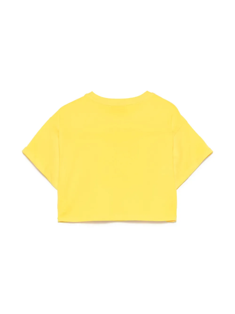 moschinokids Moschino Kids T-shirt met teddybeerprint - Geel