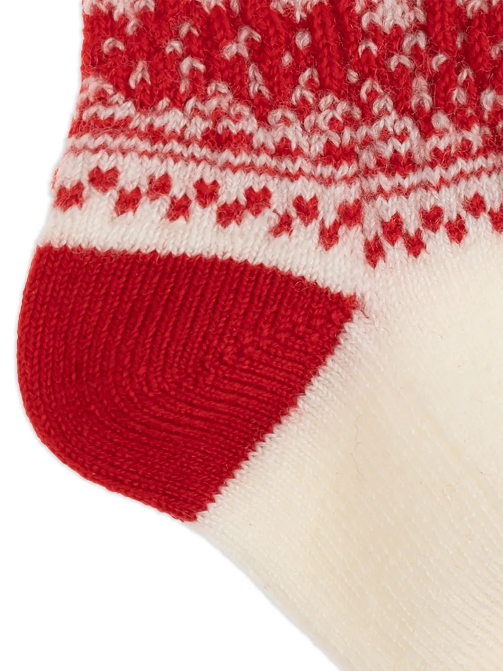 Versace Kids Fair-isle sokken Rood