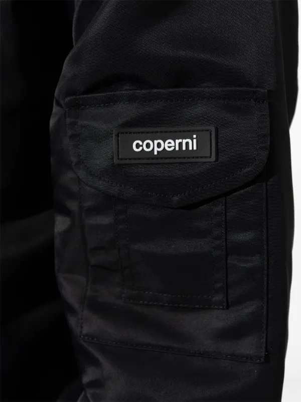 Coperni ギャザーヘム ボンバージャケット | ブラック | FARFETCH JP