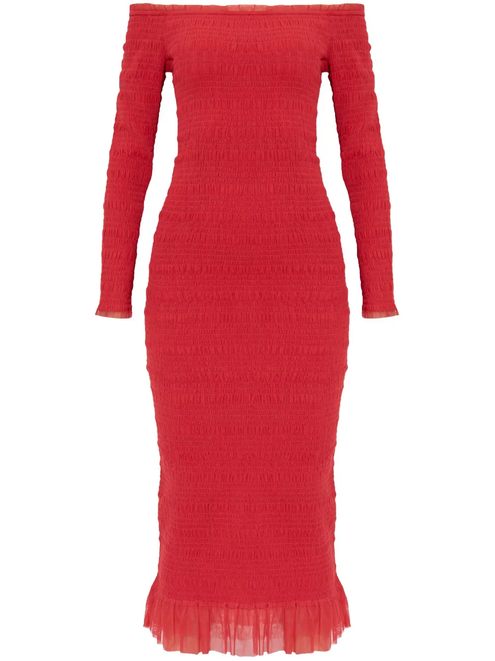 LoveShackFancy Avelle dress | Red | Image 1