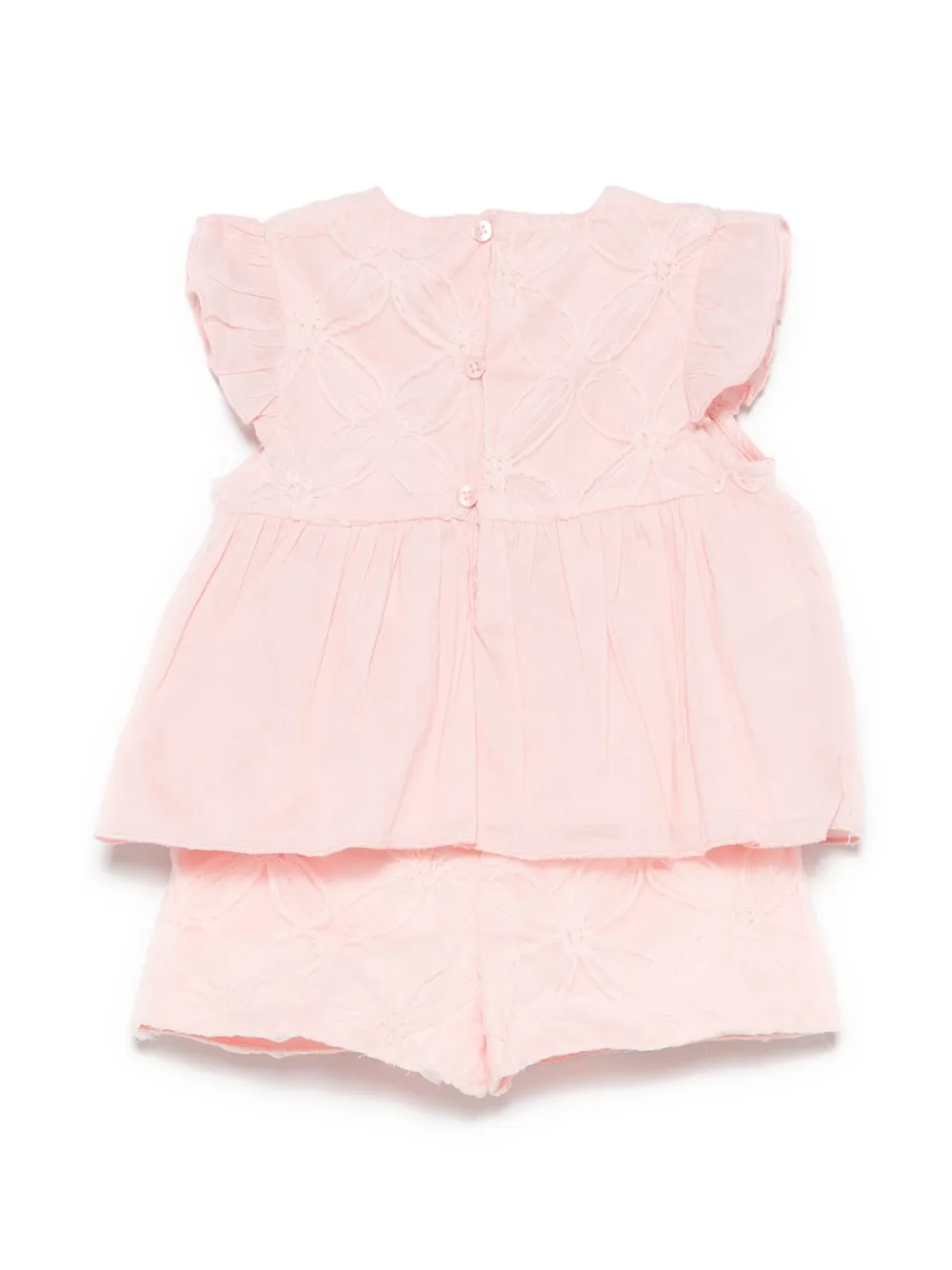 Mayoral Floral-motif Shorts Set