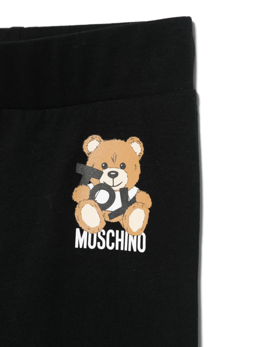 Moschino Kids Shorts met teddybeerprint Wit