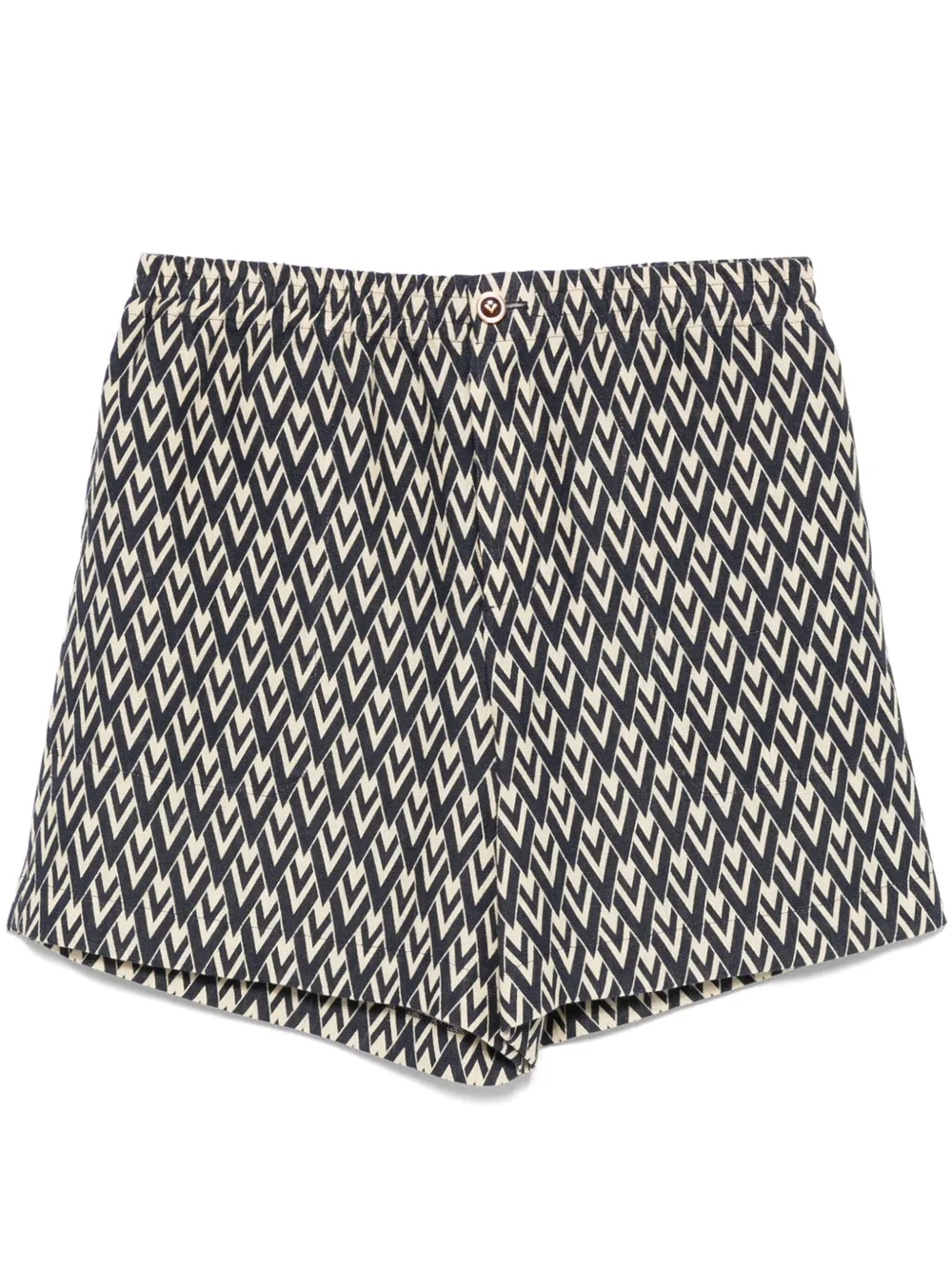 Valentino Garavani Bermuda shorts met monogram Beige