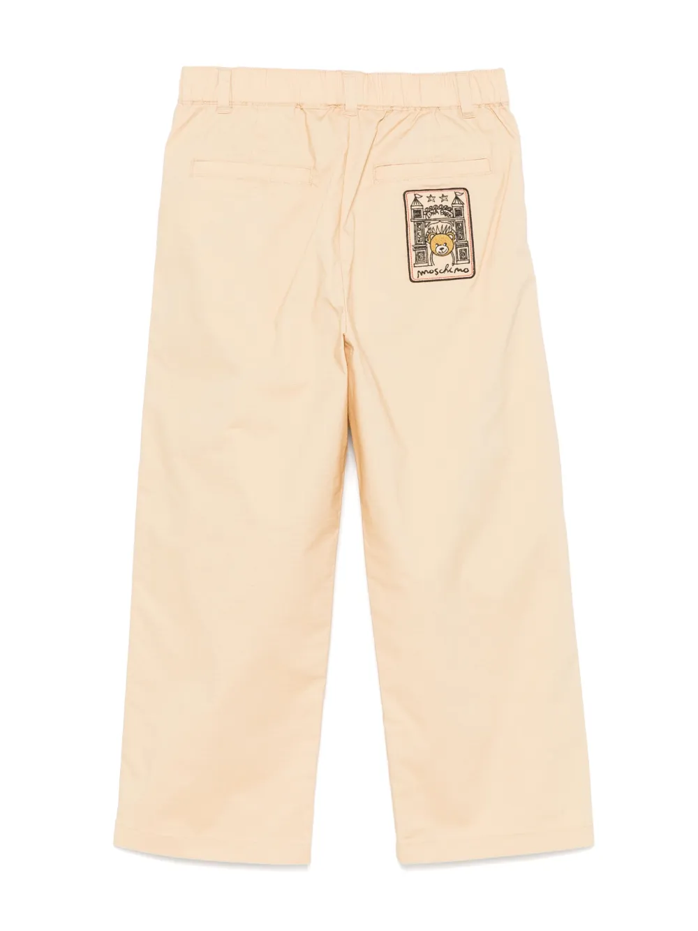 Moschino Kids ripstop trousers - Beige