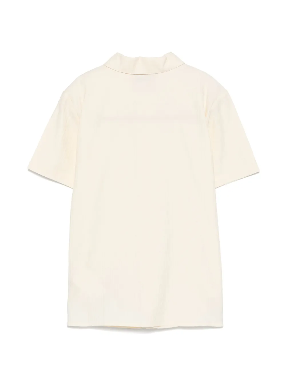 Moschino Kids monogram-jacquard shirt - Beige