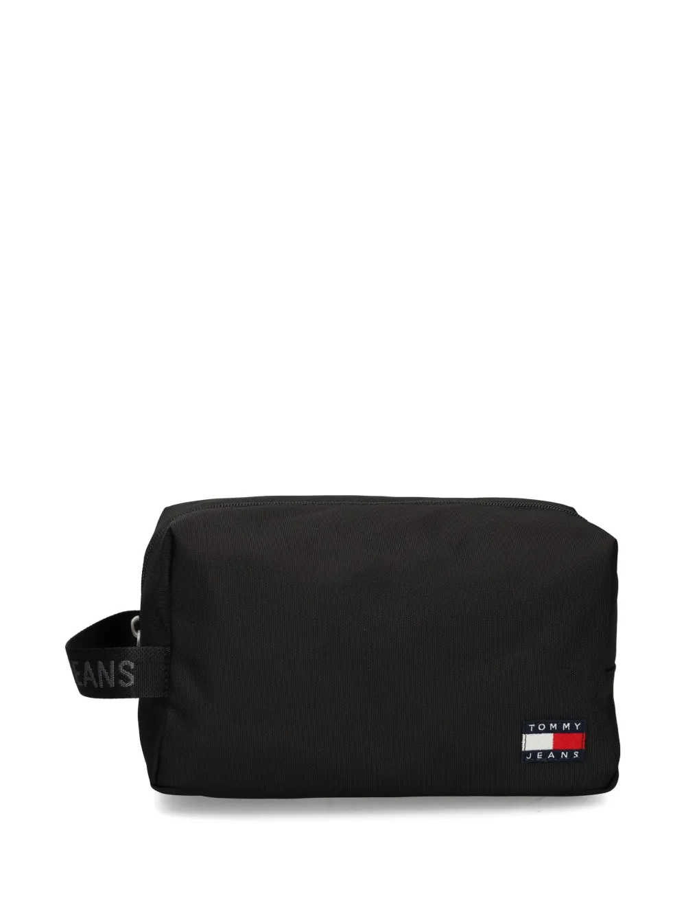 logo-patch wash bag