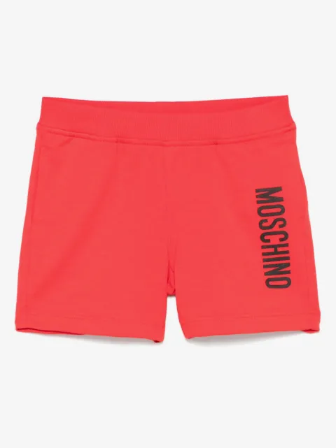 Moschino Kids cotton track shorts