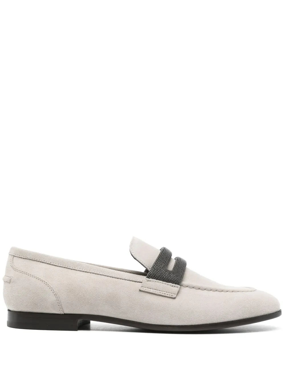 Brunello Cucinelli Monili-chain loafers Neutrals