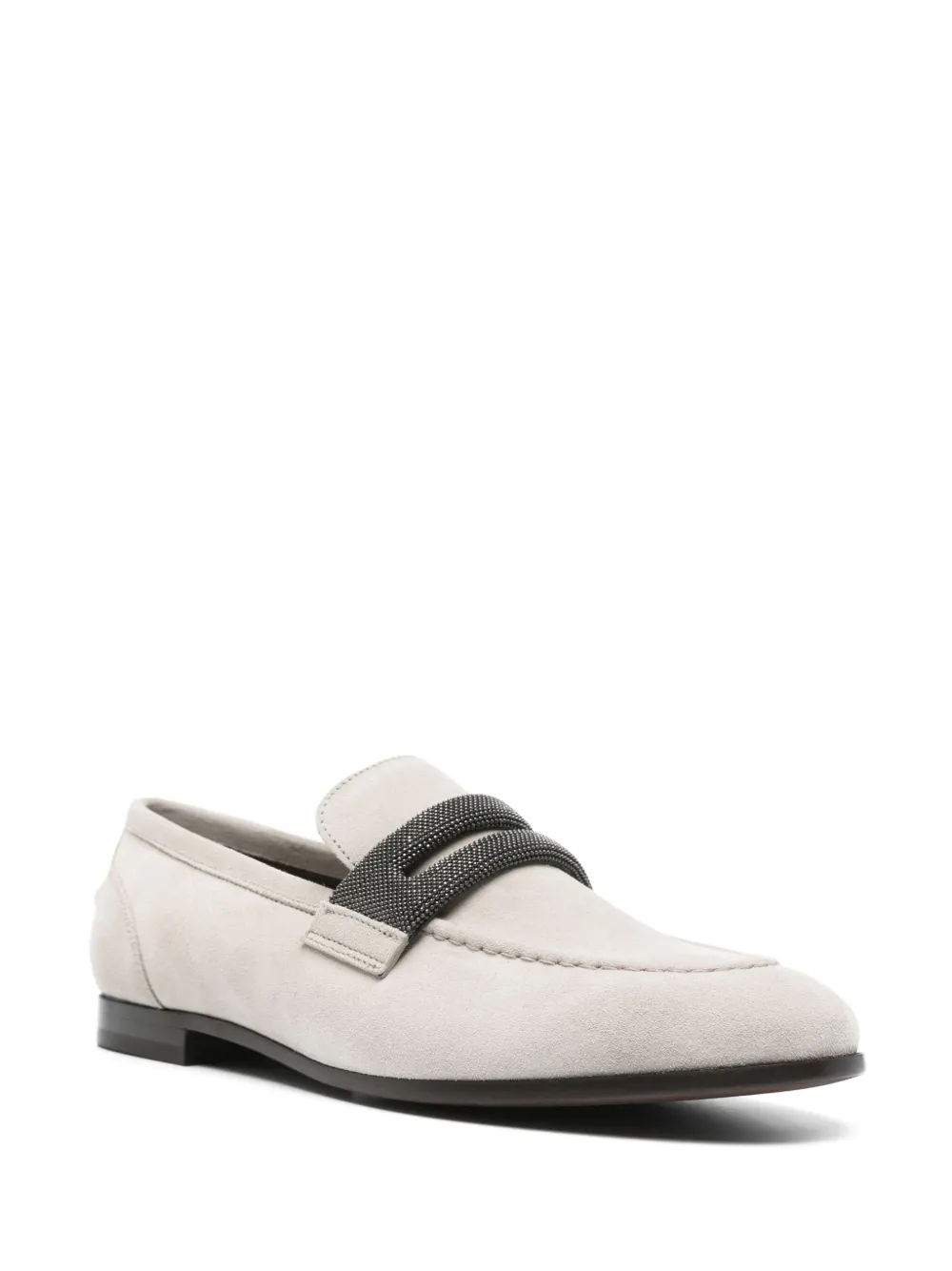 Brunello Cucinelli Monili-chain loafers Neutrals